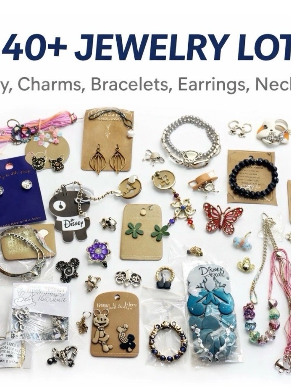 Assorted Women’s Jewelry Lot – Mixed Colors – Multi-Brand